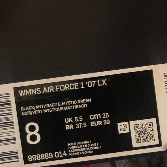 ✔️ New✔️ NIKE women's Air Force 1 '07 LX ~ 8 - Picture 8 of 8